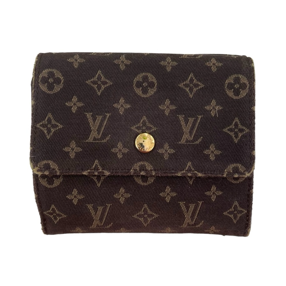 Louis Vuitton Monogram Canvas Compact Wallet - Brown